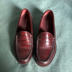Rockport Burgundy Penny Loafers